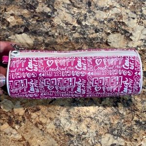 Coach pencil bag